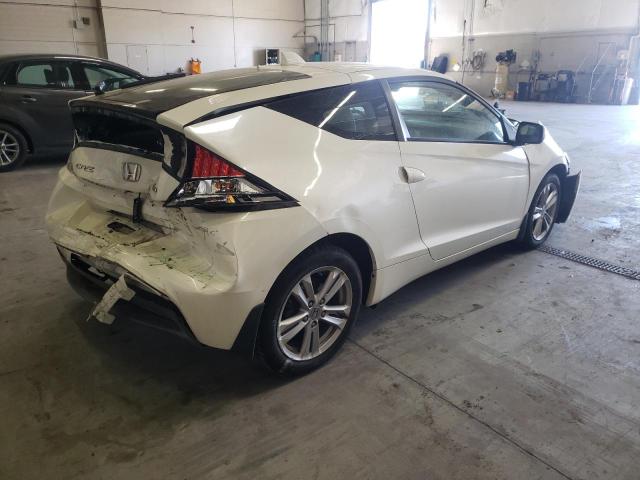 JHMZF1D45BS005497 - 2011 HONDA CR-Z WHITE photo 4