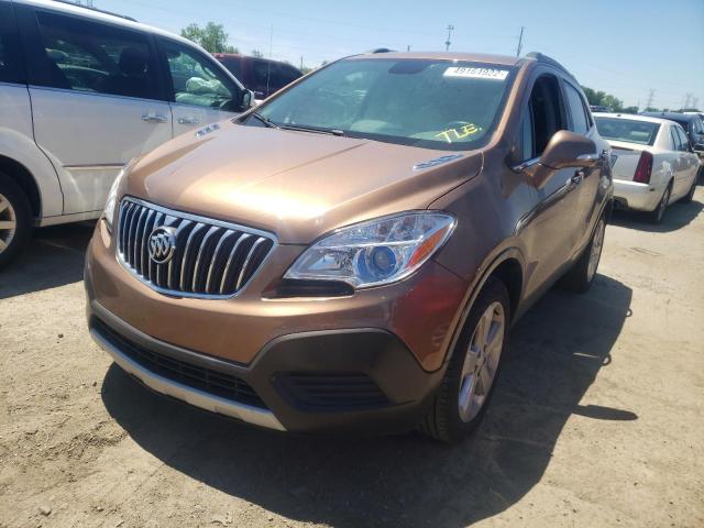 KL4CJASB9GB726995 - 2016 BUICK ENCORE BROWN photo 2