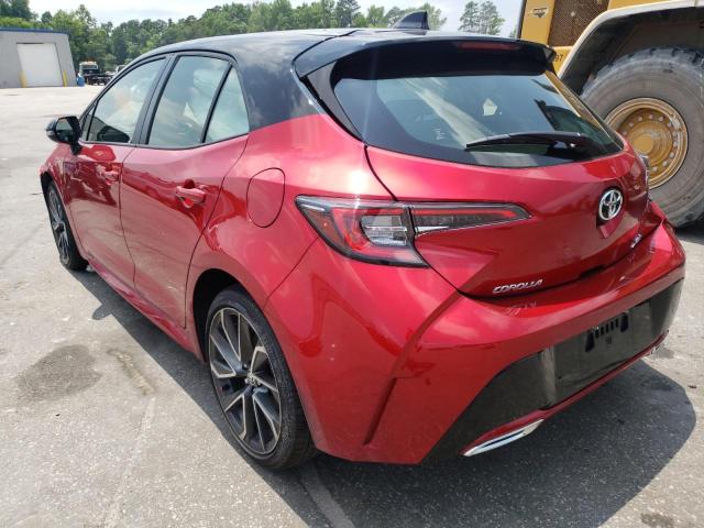 JTNA4MBEXN3163765 - 2022 TOYOTA COROLLA XS RED photo 3