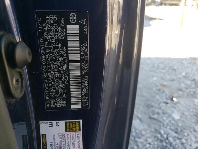 JTKJF5C78B3014389 - 2011 TOYOTA SCION TC  ფოტო 10