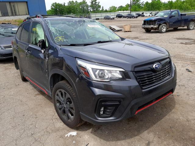 JF2SKAKC1KH519161 - 2019 SUBARU FORESTER S Boz foto 1