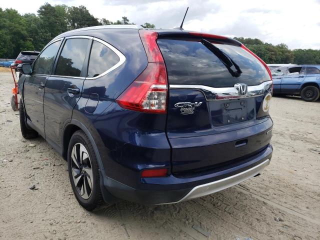 5J6RM3H96GL024435 - 2016 HONDA CR-V TOURI BLUE photo 3