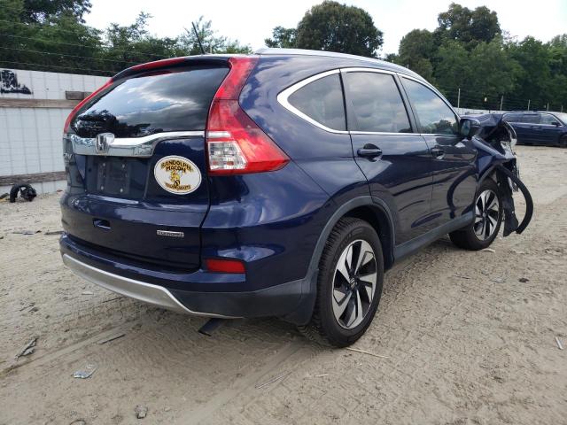 5J6RM3H96GL024435 - 2016 HONDA CR-V TOURI BLUE photo 4