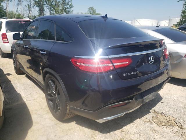 4JGED6EB6GA017702 - 2016 MERCEDES-BENZ GLE COUPE BLUE photo 3