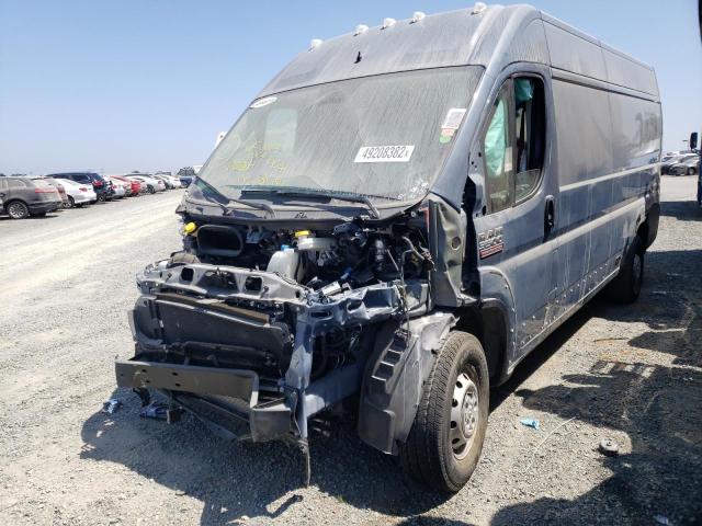 3C6MRVJG8ME536375 - 2021 RAM PROMASTER BLUE photo 2