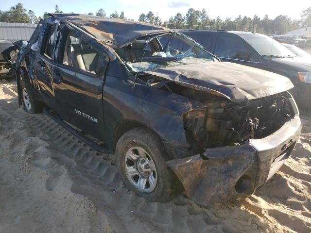 1N6AA07A77N207415 - 2007 NISSAN TITAN XE GRAY photo 1