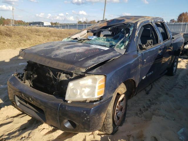 1N6AA07A77N207415 - 2007 NISSAN TITAN XE GRAY photo 2