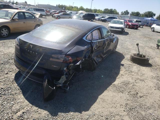 5YJSA1H28EFP66732 - 2014 TESLA MODEL S Mavi foto 4