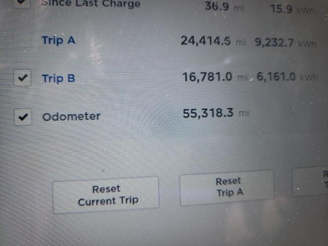 5YJSA1H28EFP66732 - 2014 TESLA MODEL S Mavi foto 8