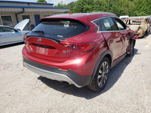 SJKCH5CR6KA007784 - 2019 INFINITI QX30 LUXE RED photo 4