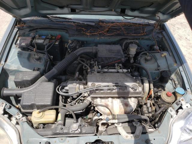 2HGEJ6619YH542695 - 2000 HONDA CIVIC BASE 青色 照片 7