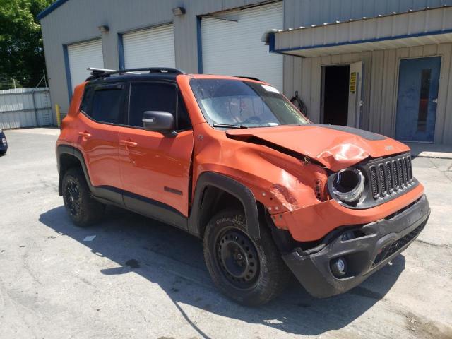 ZACCJBCT1GPC80687 - 2016 JEEP RENEGADE T ORANGE photo 1