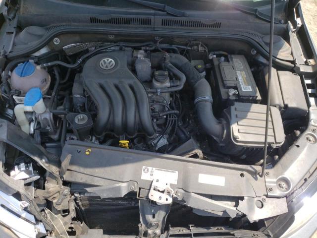 3VW2K7AJ7EM309467 - 2014 VOLKSWAGEN JETTA BASE GRAY photo 7