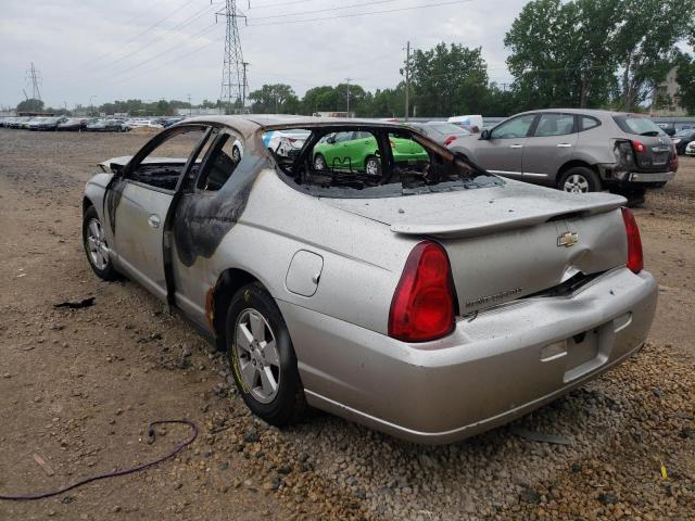 2G1WM15K969163414 - 2006 CHEVROLET MONTE CARL 银色 照片 3