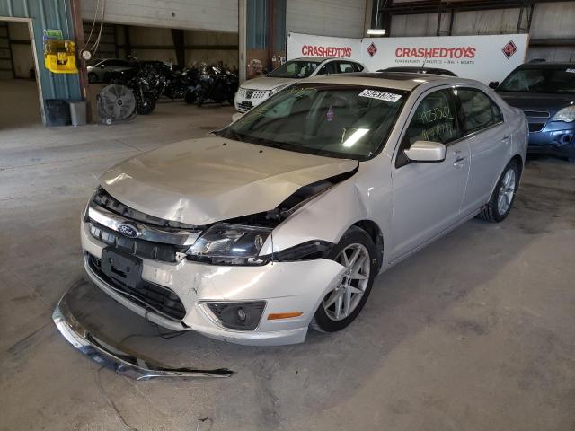 3FAHP0JG9AR311847 - 2010 FORD FUSION SEL BEIGE photo 2