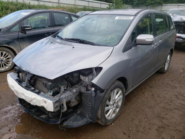 JM1CW2BL3F0185894 - 2015 MAZDA 5 SPORT GRAY photo 2