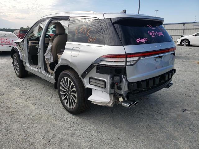 5LM5J7XC9NGL12577 - 2022 LINCOLN AVIATOR RE 银色 照片 3