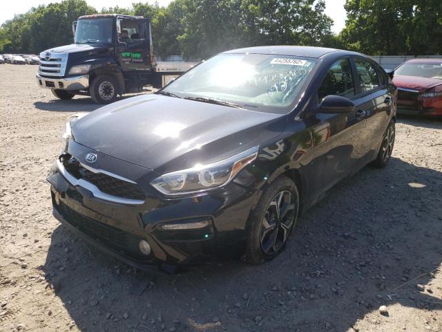 3KPF24AD9ME325904 - 2021 KIA FORTE FE BLACK photo 2