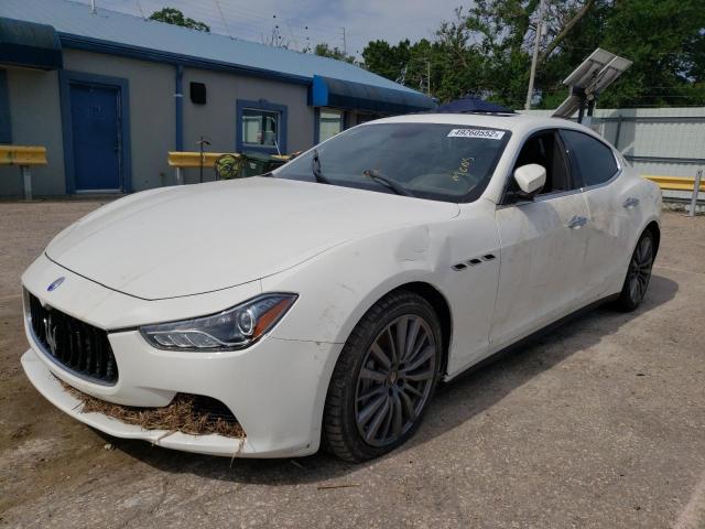 ZAM57XSA4H1251444 - 2017 MASERATI GHIBLI WHITE photo 2