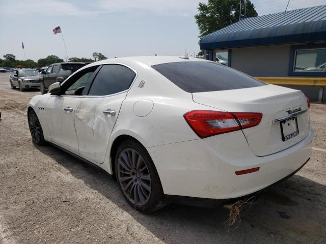 ZAM57XSA4H1251444 - 2017 MASERATI GHIBLI WHITE photo 3