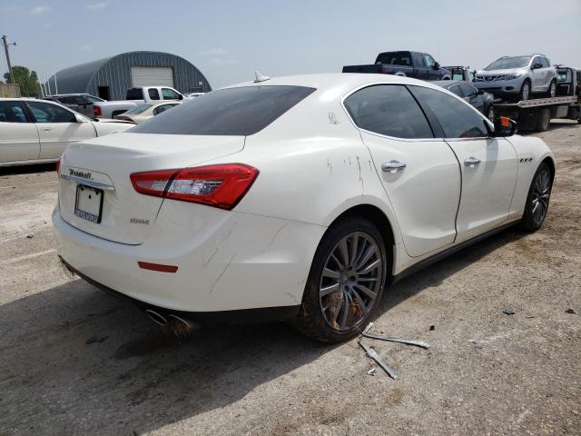 ZAM57XSA4H1251444 - 2017 MASERATI GHIBLI WHITE photo 4