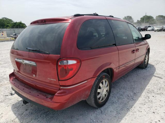 2C4GP54L05R194666 - 2005 CHRYSLER TOWN&COUNT RED photo 4