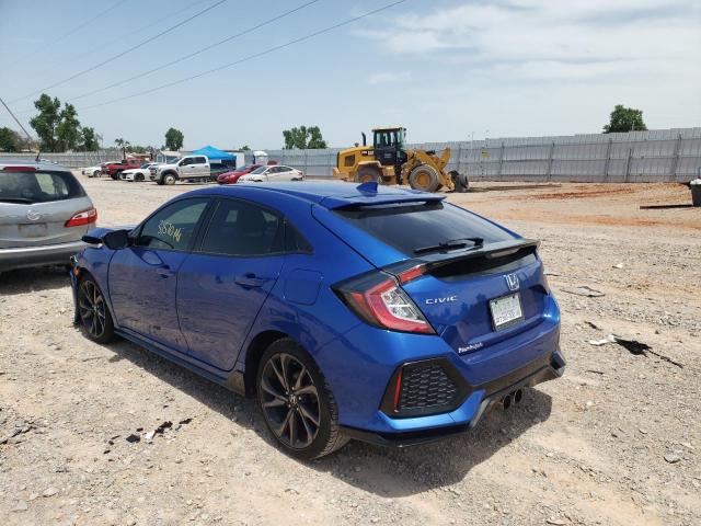 SHHFK7H42KU223051 - 2019 HONDA CIVIC SPOR BLUE photo 3