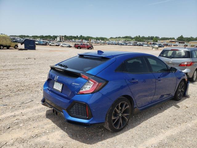 SHHFK7H42KU223051 - 2019 HONDA CIVIC SPOR BLUE photo 4