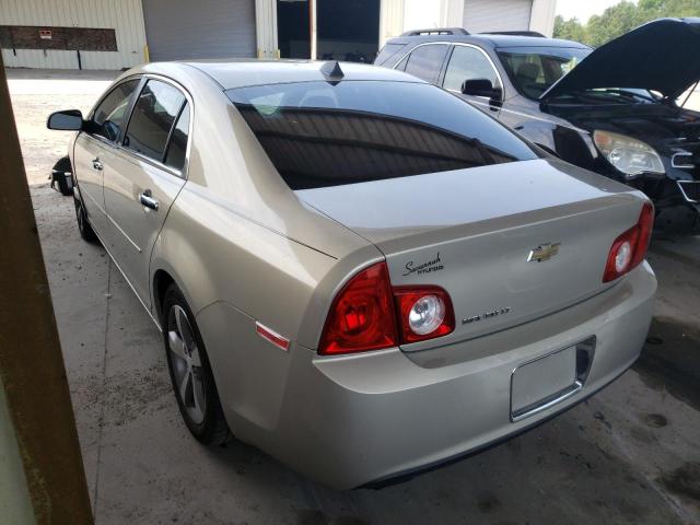 1G1ZC5E0XCF269458 - 2012 CHEVROLET MALIBU 1LT 金色 照片 3