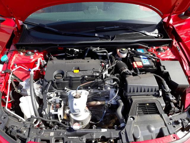 2HGFE2F52NH571116 - 2022 HONDA CIVIC SPOR RED photo 7