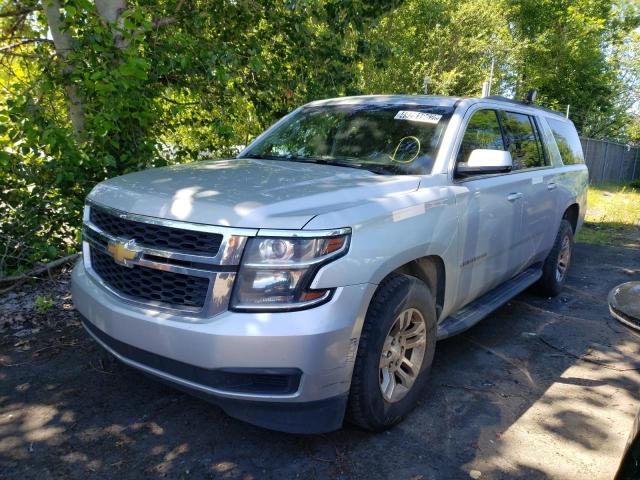 1GNSKGKCXJR144484 - 2018 CHEVROLET SUBURBAN K SILVER photo 2