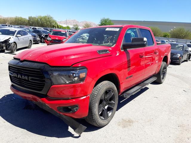 1C6RREFT4MN544819 - 2021 RAM 1500 BIG H RED photo 2