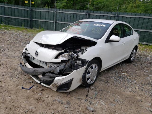 JM1BL1UG0B1376398 - 2011 MAZDA 3 WHITE photo 2