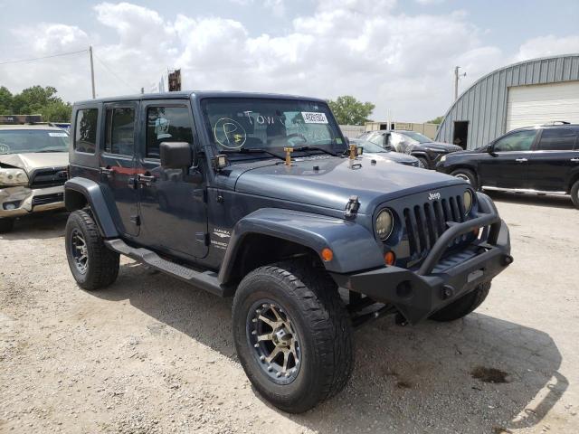 1J4GA59167L161668 - 2007 JEEP WRANGLER S BLUE photo 1