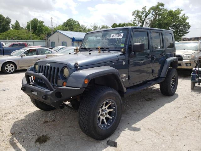 1J4GA59167L161668 - 2007 JEEP WRANGLER S BLUE photo 2