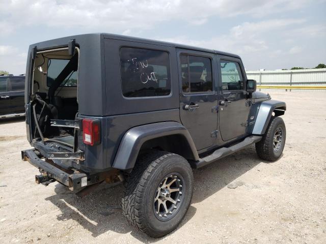 1J4GA59167L161668 - 2007 JEEP WRANGLER S BLUE photo 4