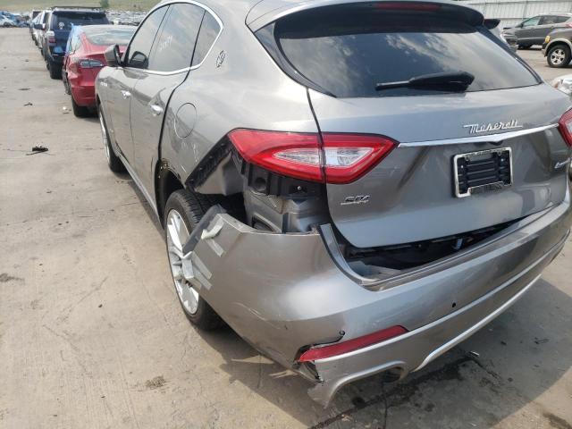 ZN661YUL5KX316853 - 2019 MASERATI LEVANTE S GRAY photo 9