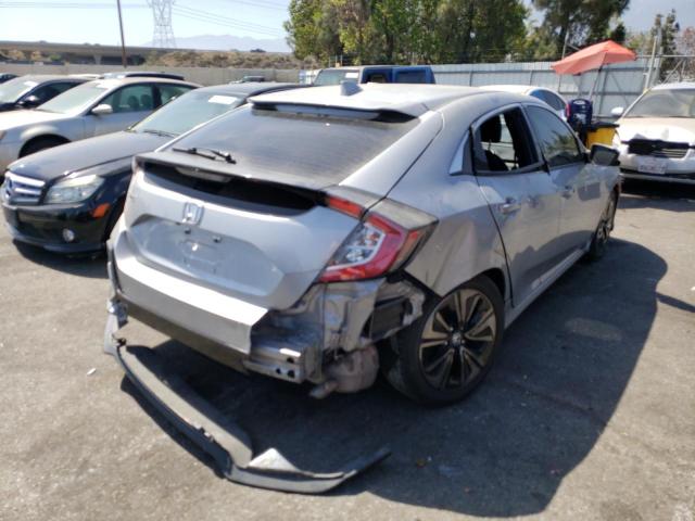 SHHFK7H72JU414820 - 2018 HONDA CIVIC EXL 银色 照片 4