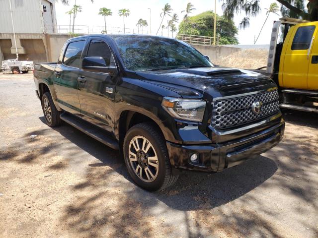 5TFDY5F10MX042334 - 2021 TOYOTA TUNDRA CRE BLACK photo 1