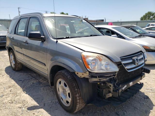 JHLRD68555C011695 - 2005 HONDA CR-V SILVER photo 1