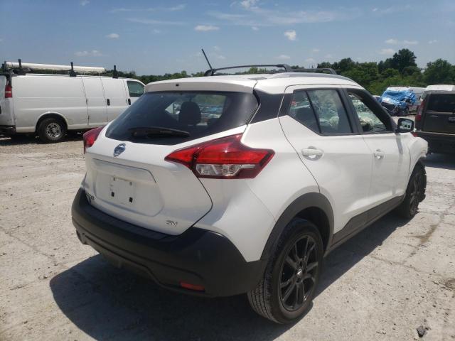 3N1CP5CU9JL529667 - 2018 NISSAN KICKS S WHITE photo 4