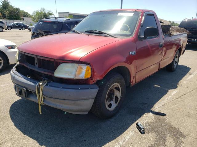 2FTRF17283CB15803 - 2003 FORD F150 RED photo 2