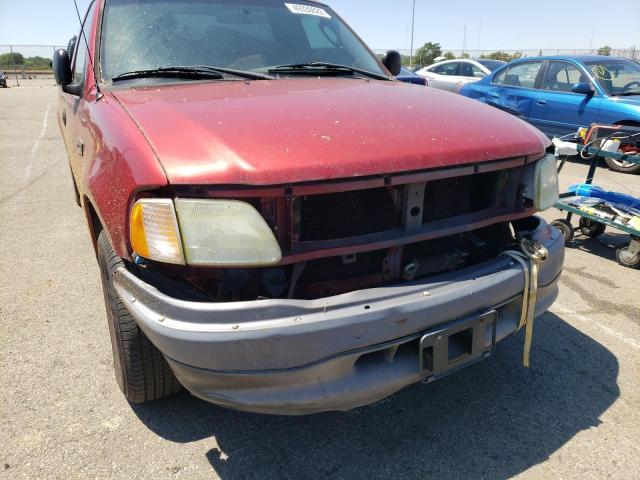 2FTRF17283CB15803 - 2003 FORD F150 RED photo 9