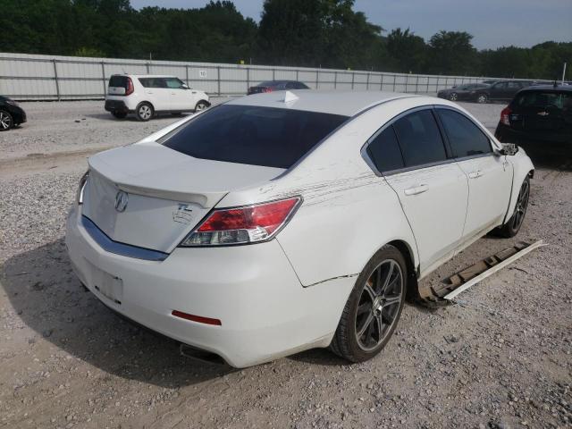 19UUA8F51EA005405 - 2014 ACURA TL TECH WHITE photo 4