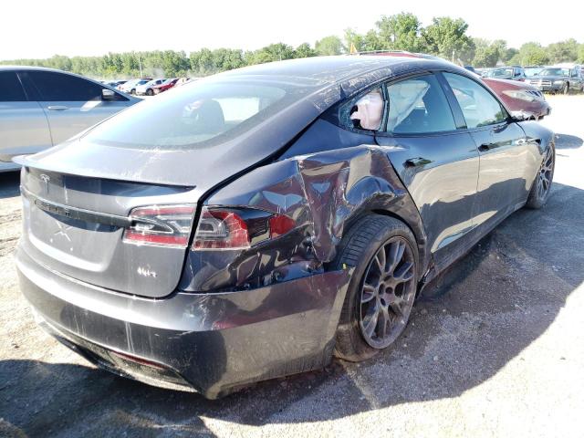 5YJSA1E68MF438801 - 2021 TESLA MODEL S Boz foto 4
