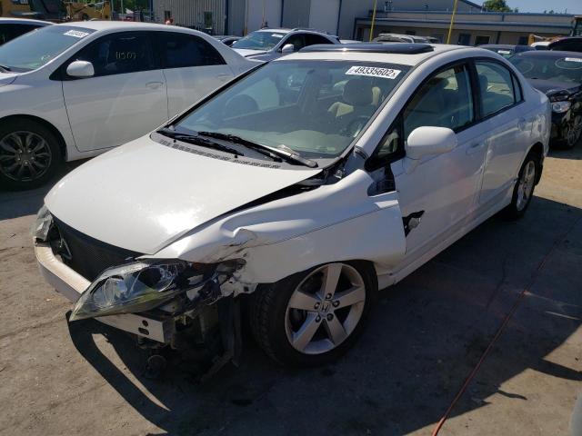 1HGFA16858L049748 - 2008 HONDA CIVIC EX WHITE photo 2