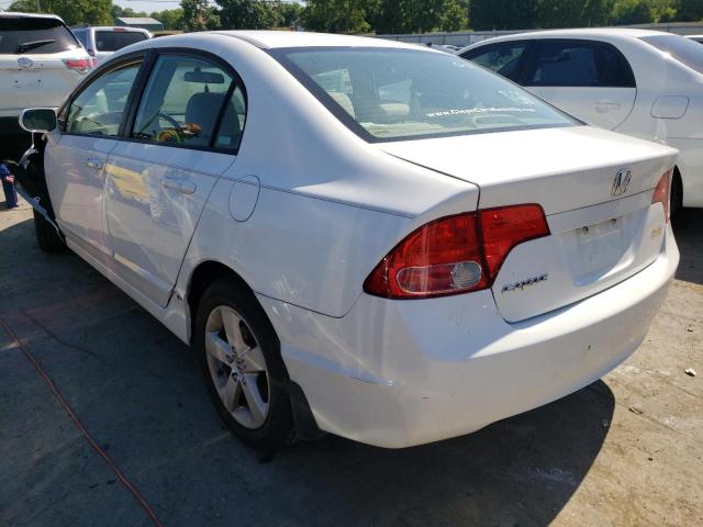 1HGFA16858L049748 - 2008 HONDA CIVIC EX WHITE photo 3