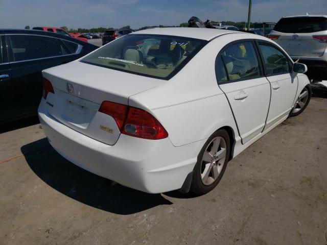 1HGFA16858L049748 - 2008 HONDA CIVIC EX WHITE photo 4