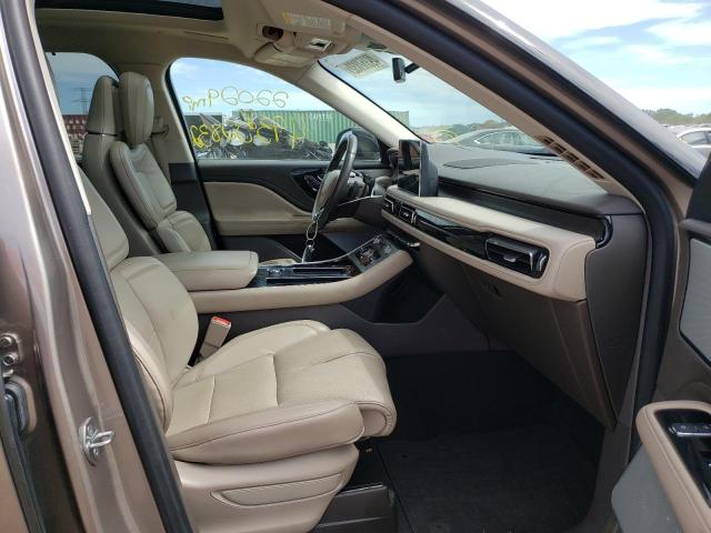 5LM5J7XC1LGL26583 - 2020 LINCOLN AVIATOR RE 米色 照片 5