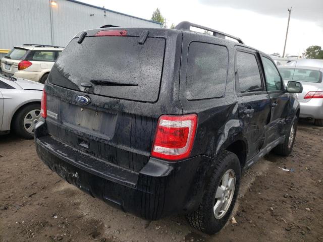 1FMCU0D75CKA91621 - 2012 FORD ESCAPE BLACK photo 4